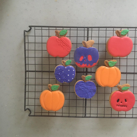 【ハロウィンバージョン】アイシングクッキー基礎レッスン！「aからはじまる・・・！」