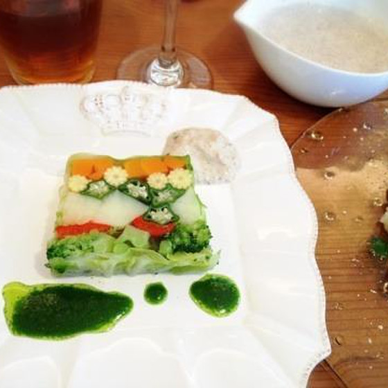 お野菜のテリーヌ＆ごぼうのリゾットがメインのレッスン♪