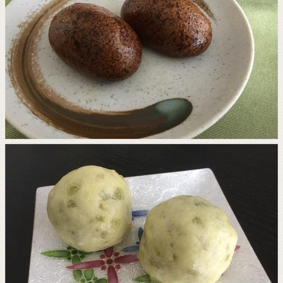 黒糖饅頭から作る　かりんとう饅頭　＆　香る柚子饅頭