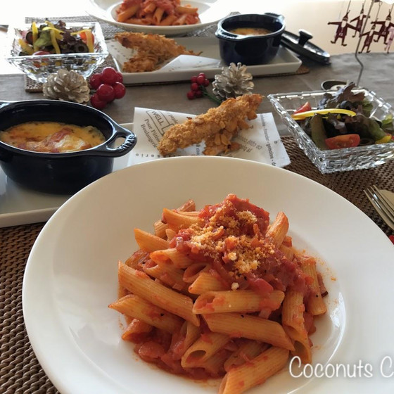 ボジョレーヌーヴォーの季節♪ショートパスタでホームパーティ