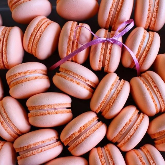 バレンタインには数が欲しい！から小さめマカロンを作ります
