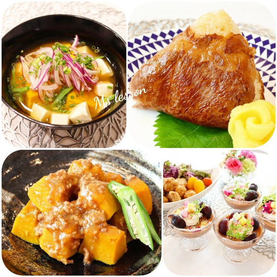 キッズ💛黒毛和牛の特大おにぎり、煮物そぼろ餡、無農薬味噌汁