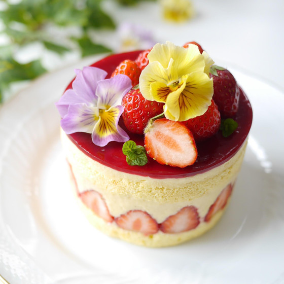 思わずうっとり！春のケーキ「フレジエ」