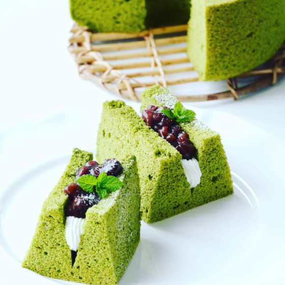 【無料オンラインレッスン】抹茶シフォンケーキ