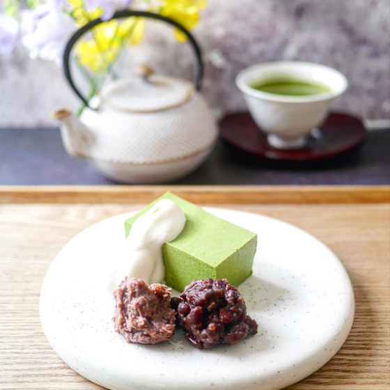 手作り餡レシピ付き！濃厚抹茶のババロア