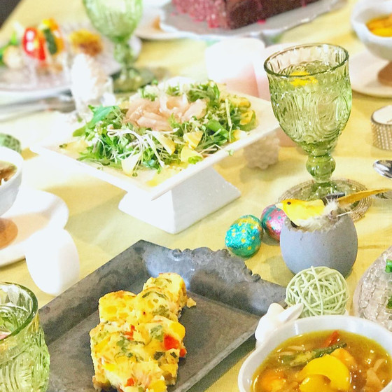 2019.04月 グルテンフリーお料理教室 春のコース料理