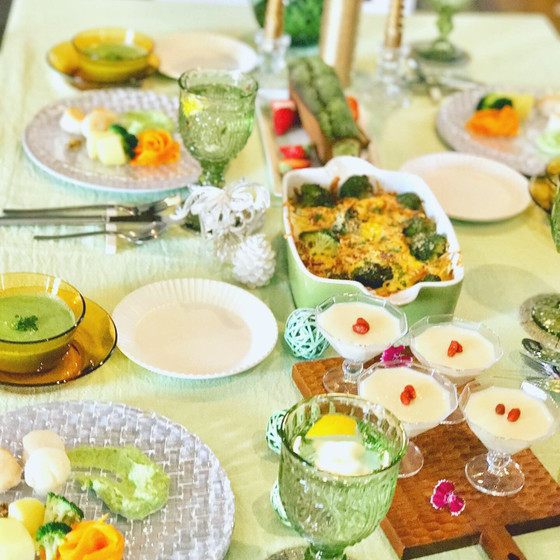 2019.06月 グルテンフリー 初夏のコースレッスン