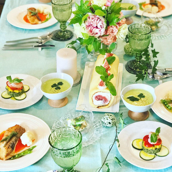 2019.07月 グルテンフリー 夏のコースレッスン