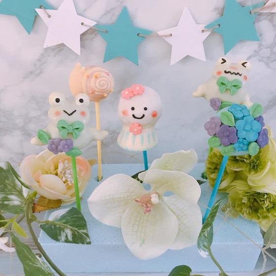 ケーキポップス1dayレッスン 〜楽しく梅雨を乗り切ろう❤〜