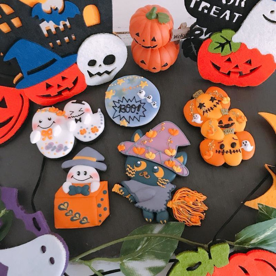 10月1dayレッスンtypeB空飛ぶ猫ちゃんハロウィン