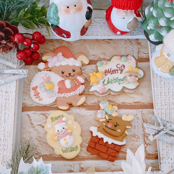 12月1dayレッスンtypeA うさぎサンタのクリスマス