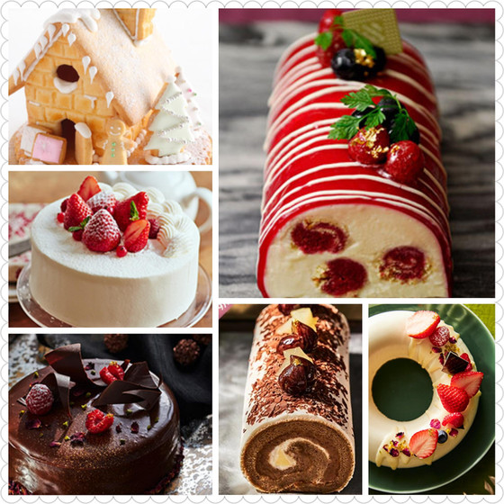12月のケーキレッスン！クリスマスにぴったりのケーキをピックアップ！