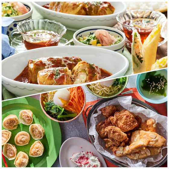 5,6月の料理バトル！チーズ入りロールキャベツVS韓国チキンと焼きマンドゥ！あなたはどちらを選びますか？