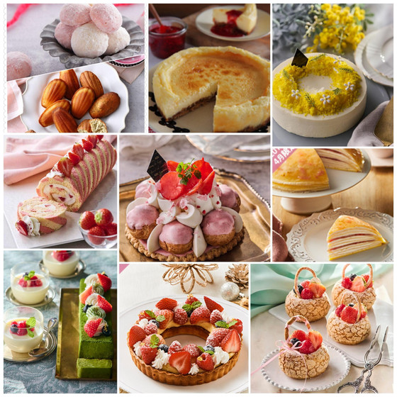 4月のケーキレッスン！すべて1回完結レッスン、お好きなケーキだけを受講できます！