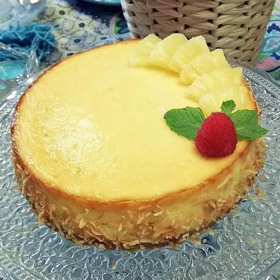超～かんたん！！　夏に美味しいトロピカルチーズケーキ❤