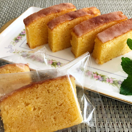 シットリさわやかレモンケーキとイチゴたっぷりババロア❤