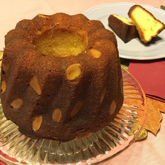 クリスマスのケーキ、クグロフ・オランジュ♪