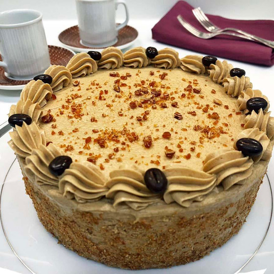 本物のバタークリームで作るコーヒーケーキ　♪♪♪