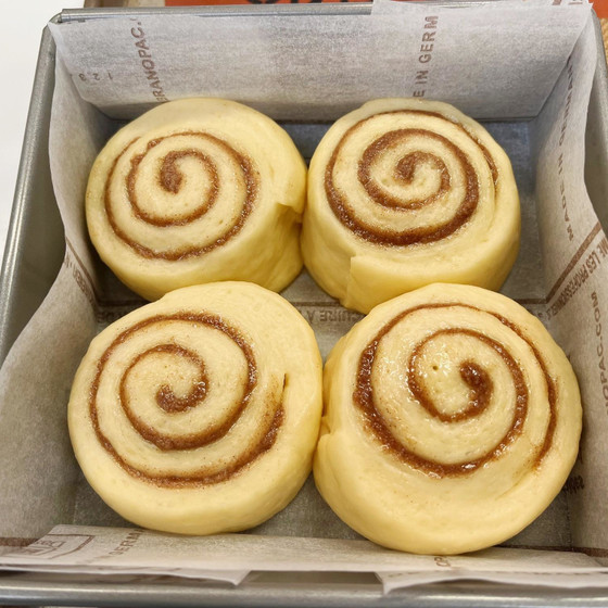 焼く前のシナモンロール