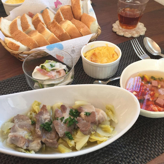 煮込み料理にグラタン…冬に嬉しい、あったか洋風一汁三菜
