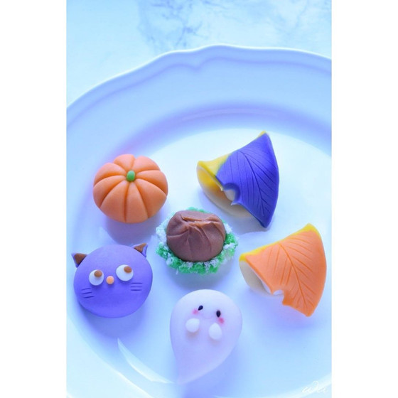 和菓子でハロウィン