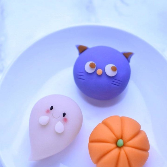 和菓子でハロウィン