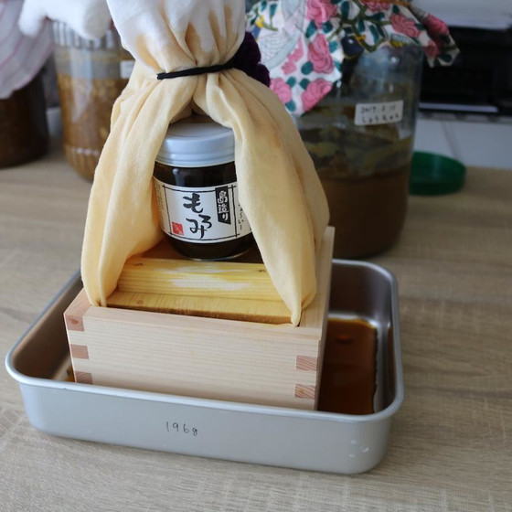 しょうゆの絞り方教室