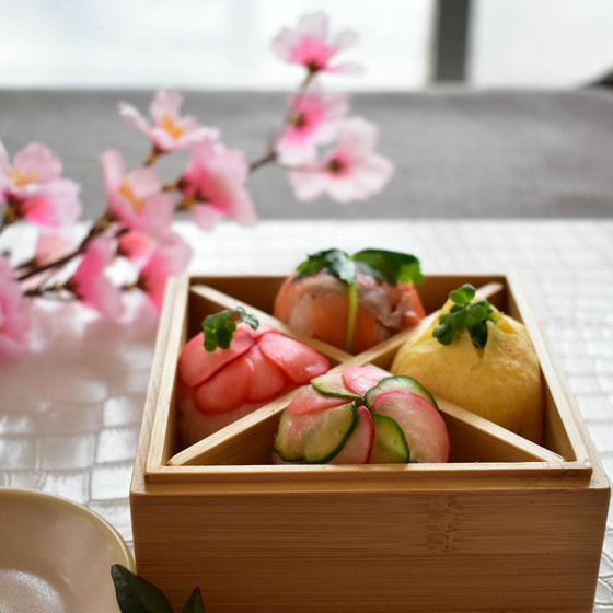 【おうちごはん】2022年3月手毬寿司とエビ団子のお吸い物レッスン
