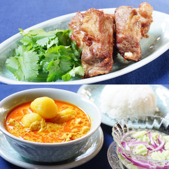 冬に食べたくなるタイ料理。絶品スペアリブとイエローカレー。