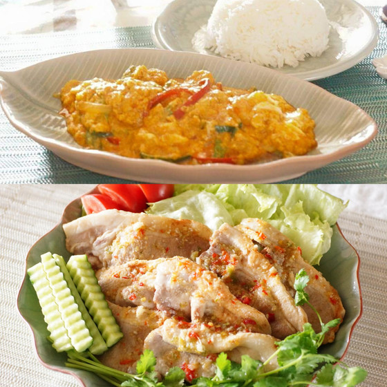 ＜定番クラス＞必ずマスターしたい！クンパッポンカリーと豚肉のレモンソース。
