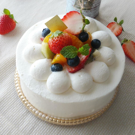 フルーツのショートケーキ❤︎