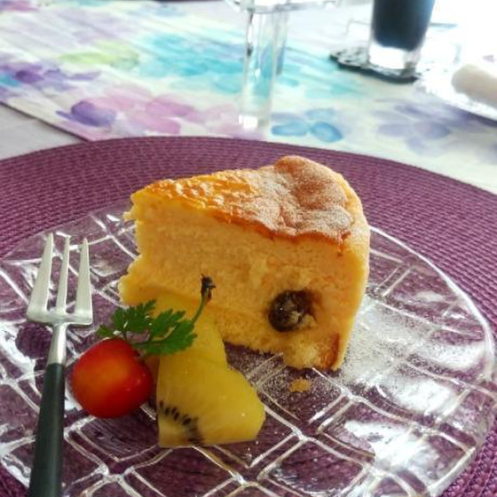 スフレチーズケーキ