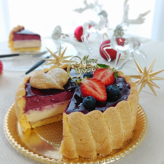 カシスのシャルロット♡
