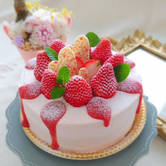【体験レッスン】苺づくしのショートケーキ♡