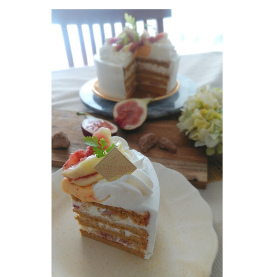 【応用】イチジクと黒糖のケーキ