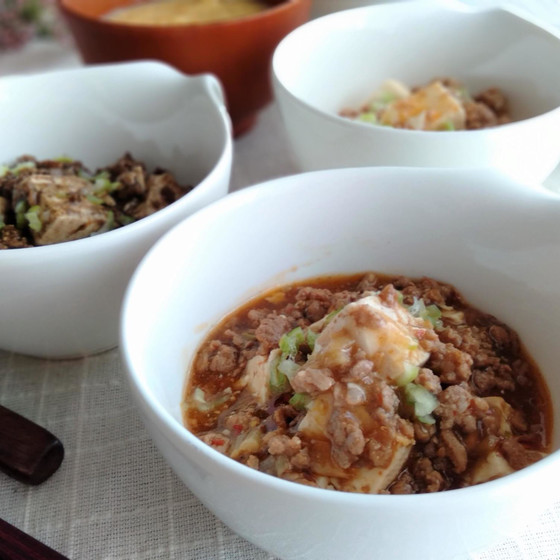 おいしく抵抗力を養う「3色の麻婆豆腐」