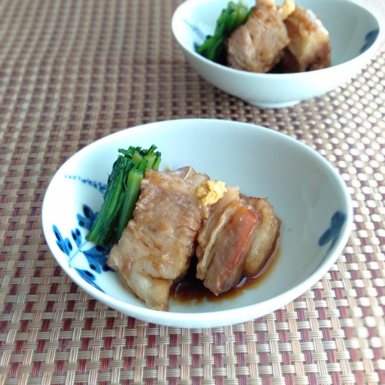 【基本の圧力鍋料理】豚の角煮と美肌豆のスープ