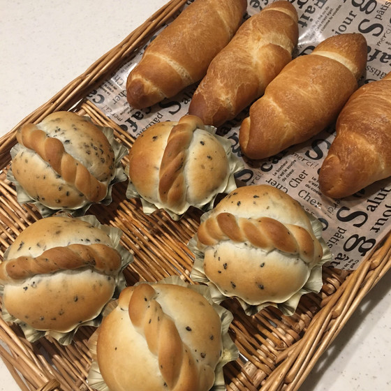 手ごねパンレッスン7月