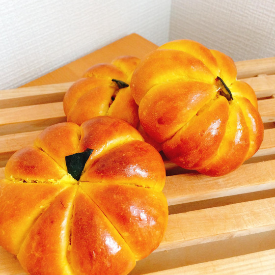 ハロウィーン限定　かぼちゃのパンレッスン