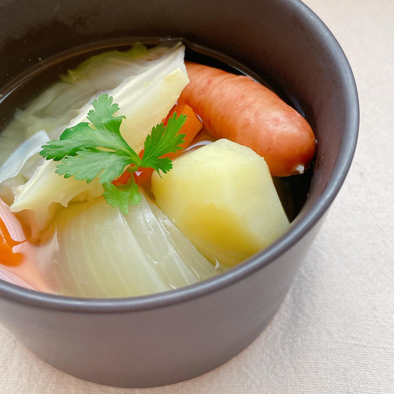 塩麹のやさしい発酵スープとトースターで簡単！ウインナーエピ
