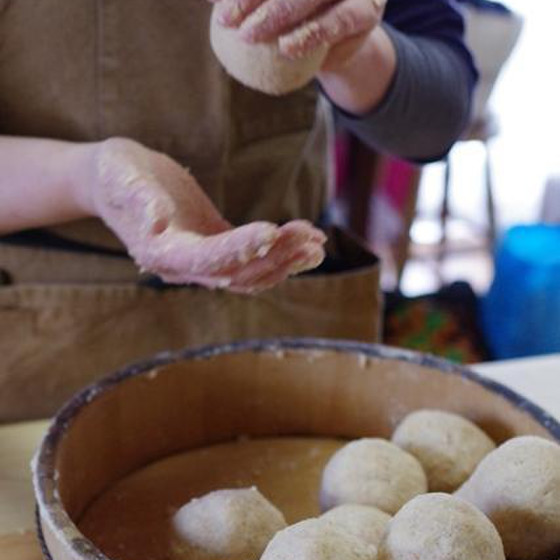 ２か月で完成！明石京作さんの麹で作る　白味噌づくり