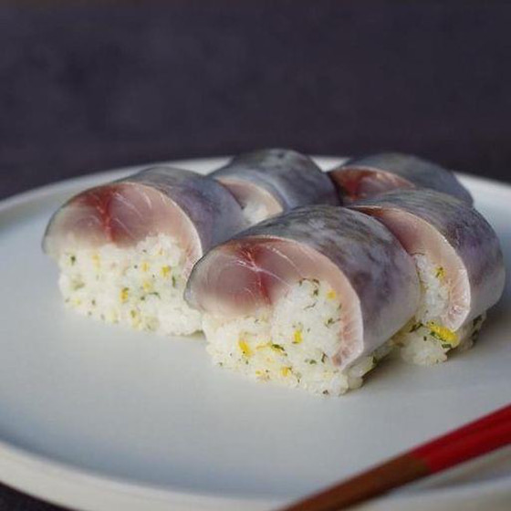 鯖の棒寿司教室