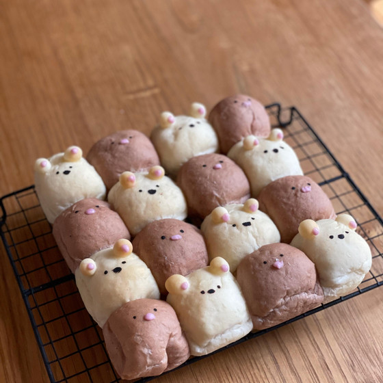 夏休み親子パンレッスン　ちぎりパンとチョコチャンククッキー
