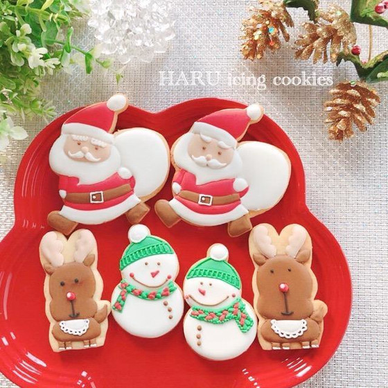 アイシング着色体験あり・クリスマスアイシングクッキー