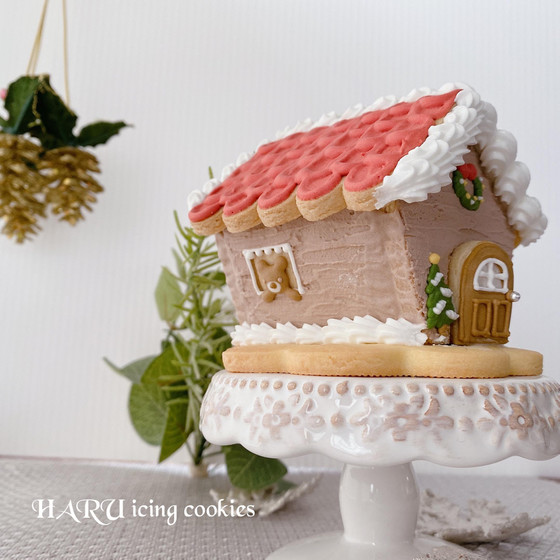 クリスマス ヘクセンハウスアイシングクッキーレッスン◆セット割引◆3Dクリスマスツリーレッスンと受講で合計から1,000円OFF