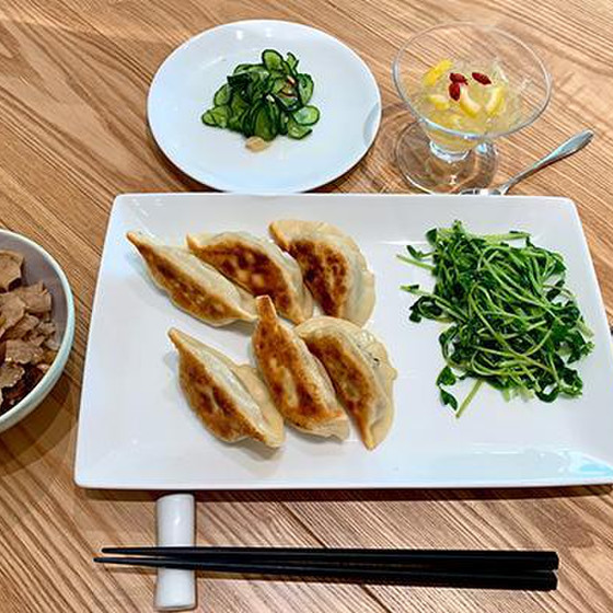 Bメニュー　皮から手作り餃子パーティー