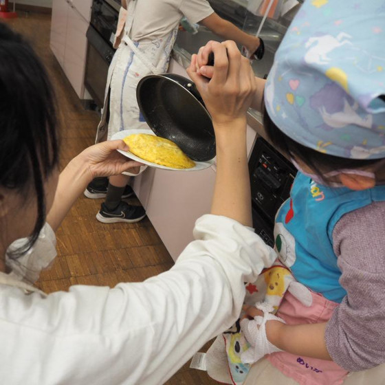 4歳から作れるオムライス