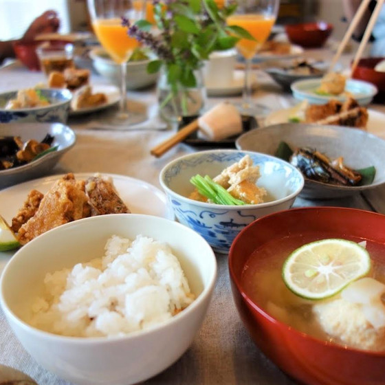 有機無農薬の秋野菜で和食を作りましょう