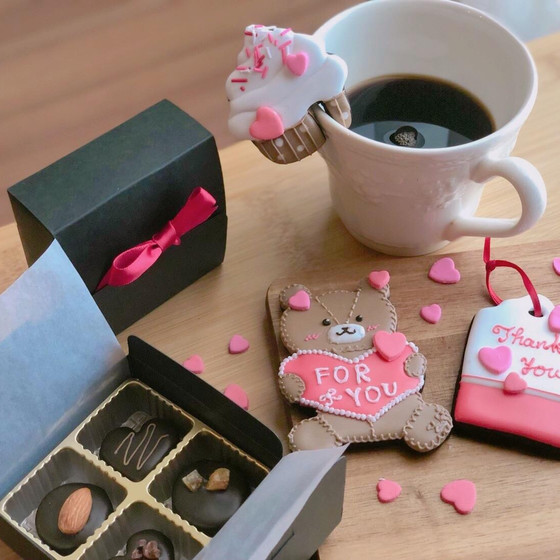 ハートと思いあふれるバレンタイン♡クッキー
