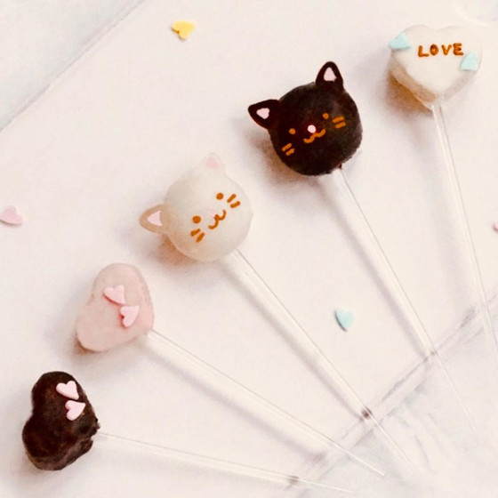 可愛いチョコポップ作り（MAYUMI先生）